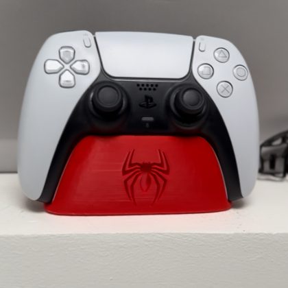 Stand manette PS5 — Spider-Man (rouge) — Modu Gear