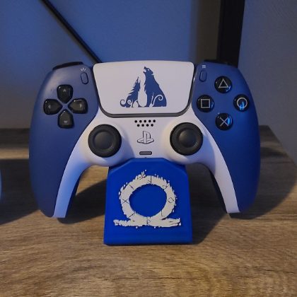 Stand manette PS5 — God of War (bleu) — Modu Gear